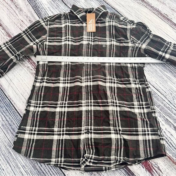 Eddie Bauer NWT Eddie Bauer Black, White, and Red Plaid Cotton Button Do Size US L / EU 52-54 / 3 - 9 Thumbnail