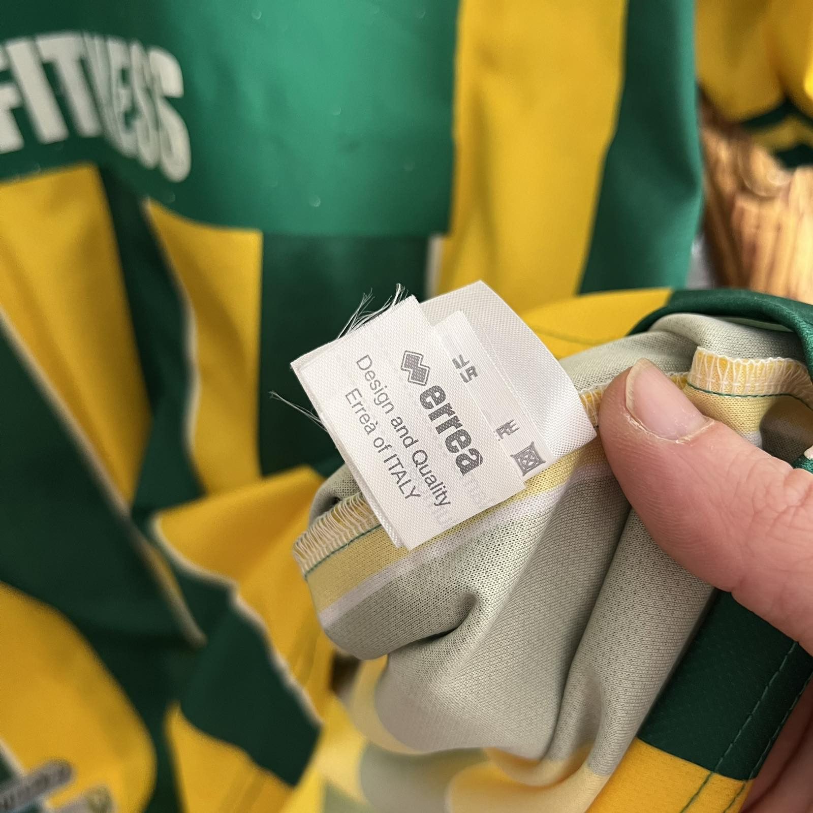Errea ADO Den Haag jersey 2016 Football Shirt #9 V.D DUSSEN Sz M Size US M / EU 48-50 / 2 - 7 Thumbnail