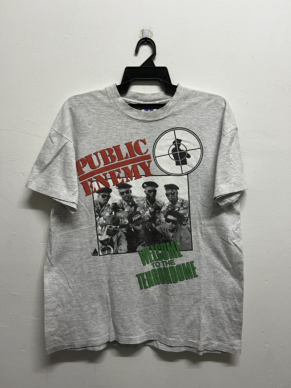 Rap Tees × Vintage Vintage 90’s Public Enemy Welcome To Terrordome Rap Tee Size US L / EU 52-54 / 3 - 1 Thumbnail