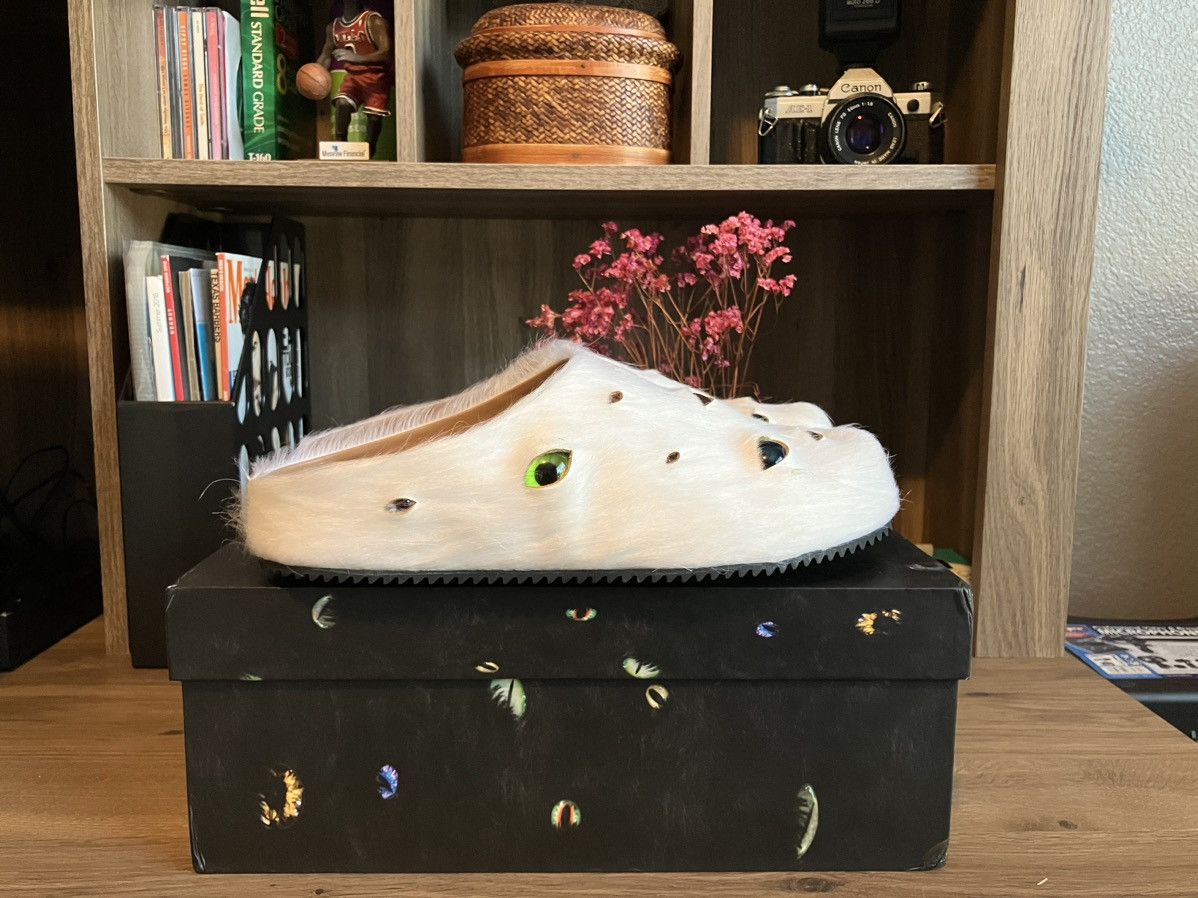 ESENES WORLDWIDE ESENES EYEBALL MULES WHITE SIZE 11 Size US 11 / EU 44 - 1 Thumbnail