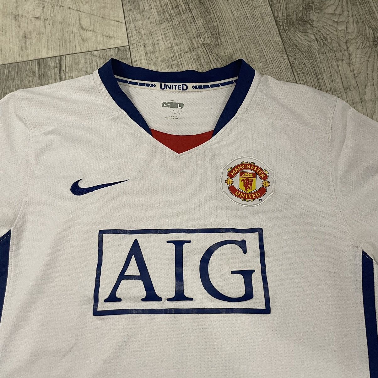 Nike Rare 07/08 nike Manchester United Ronaldo Jersey AIG 40 th Size US XS / EU 42 / 0 - 2 Thumbnail