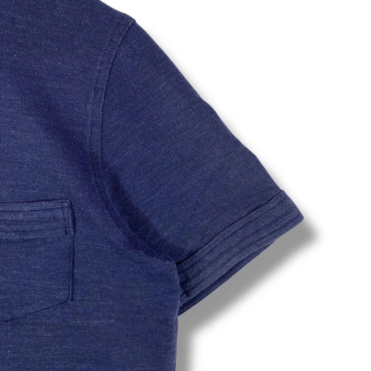 Japanese Brand × Mackintosh MACKINTOSH LONDON Indigo Pocket Polo Shirt Large Size Size US L / EU 52-54 / 3 - 3 Thumbnail