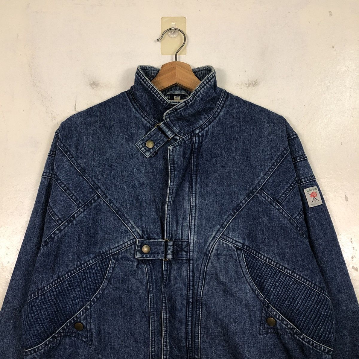Japanese Brand Biker Bondage Parachute Denim Jacket Bobson Seditionaries Size US L / EU 52-54 / 3 - 5 Thumbnail