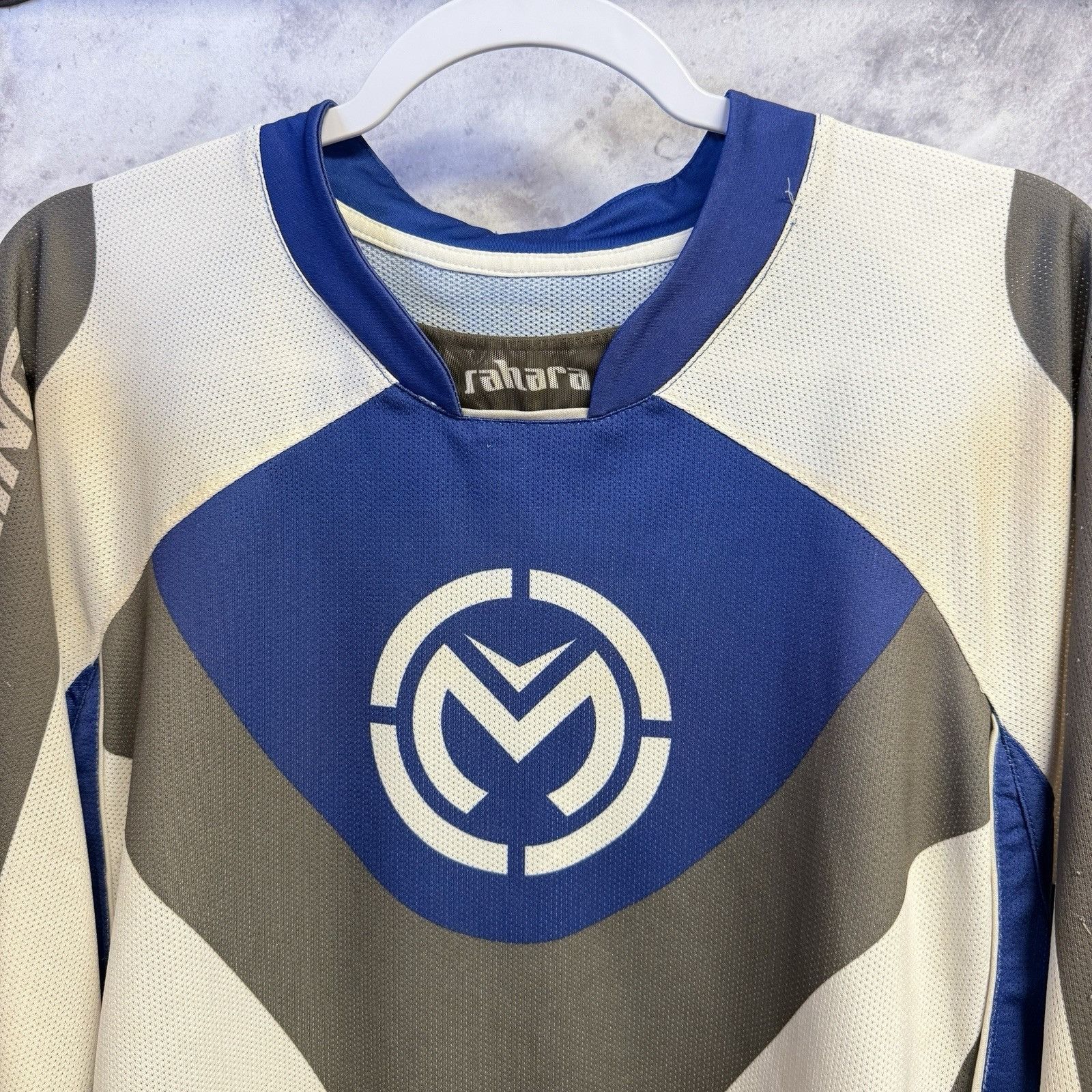 Vintage Moose Racing Jersey Mens L Blue Motocross Size US L / EU 52-54 / 3 - 3 Thumbnail