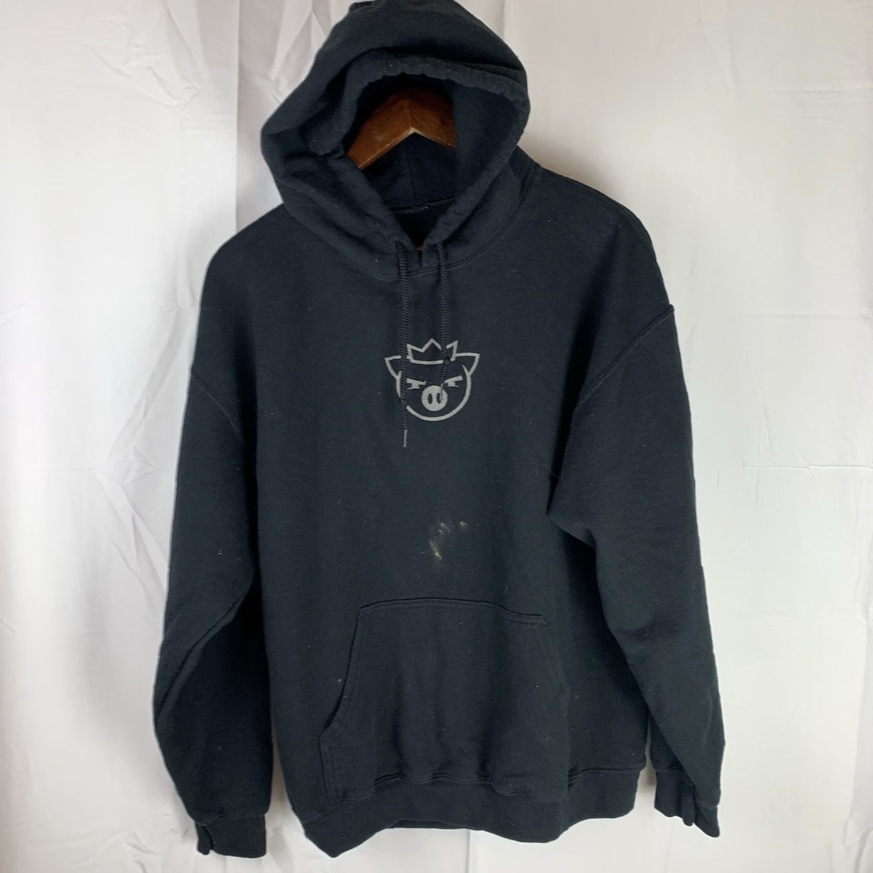 Vintage Techno Blade Hoodie Men L Black Drop Kicked Minecraft You Tube Logo Graphic Print Hooded Adults Regular Pullover All Seasons Size US L / EU 52-54 / 3 - 5 Thumbnail