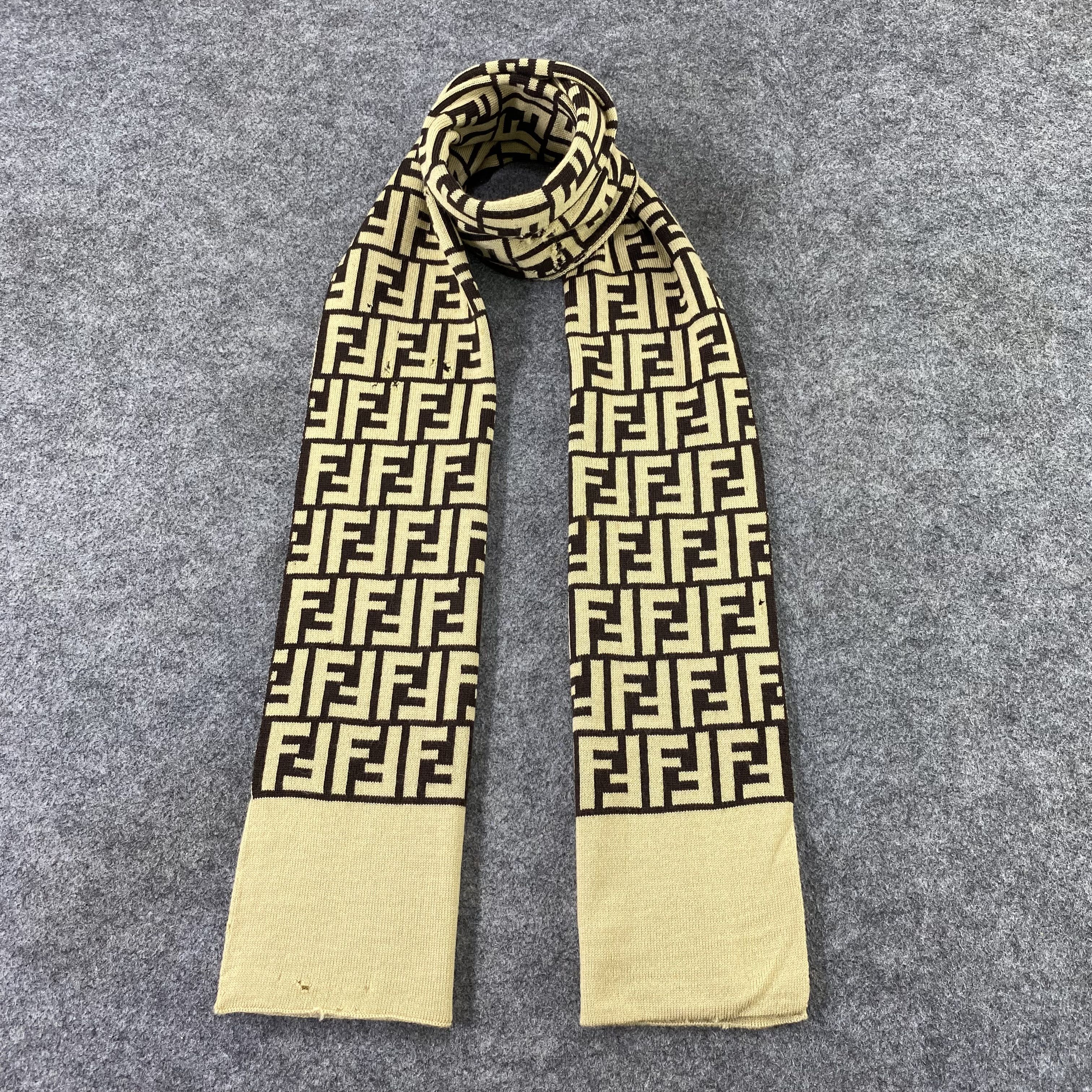 Fendi Fendi Monogram Scarf / Muffler / Neckwear-K088 Size ONE SIZE - 1 Thumbnail