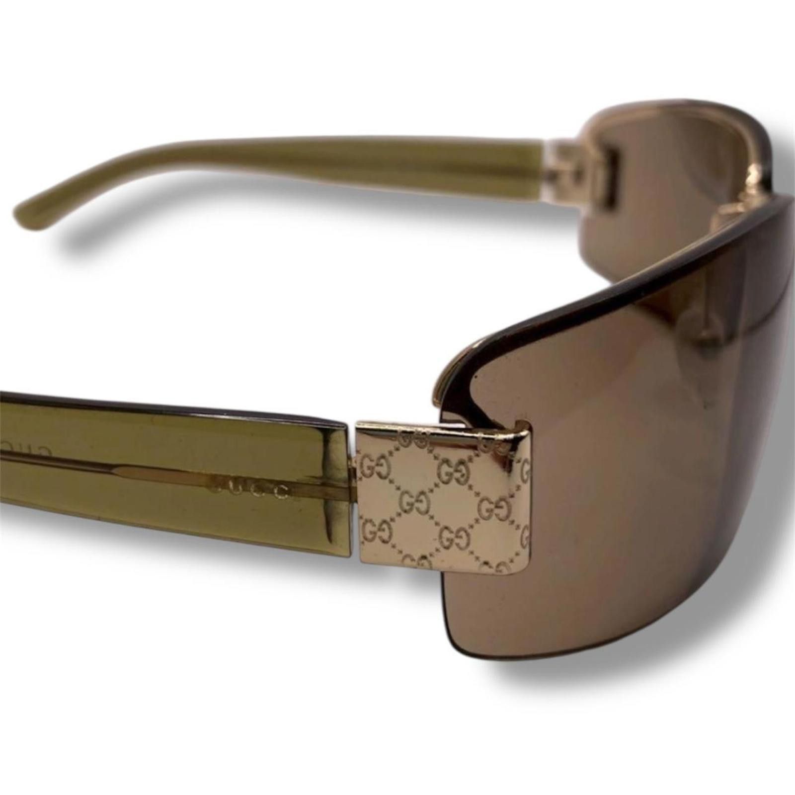 Gucci Gucci authentic rimless vintage sunglasses Size ONE SIZE - 4 Thumbnail