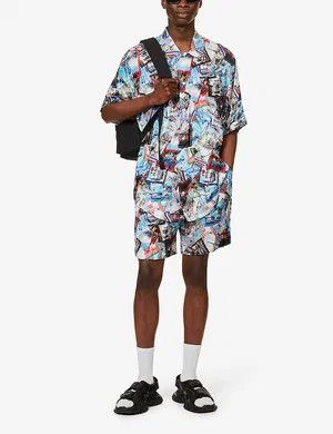 Balenciaga o1y0625 Short in Multicolor Size 26" / US 2 / IT 38 - 5 Thumbnail
