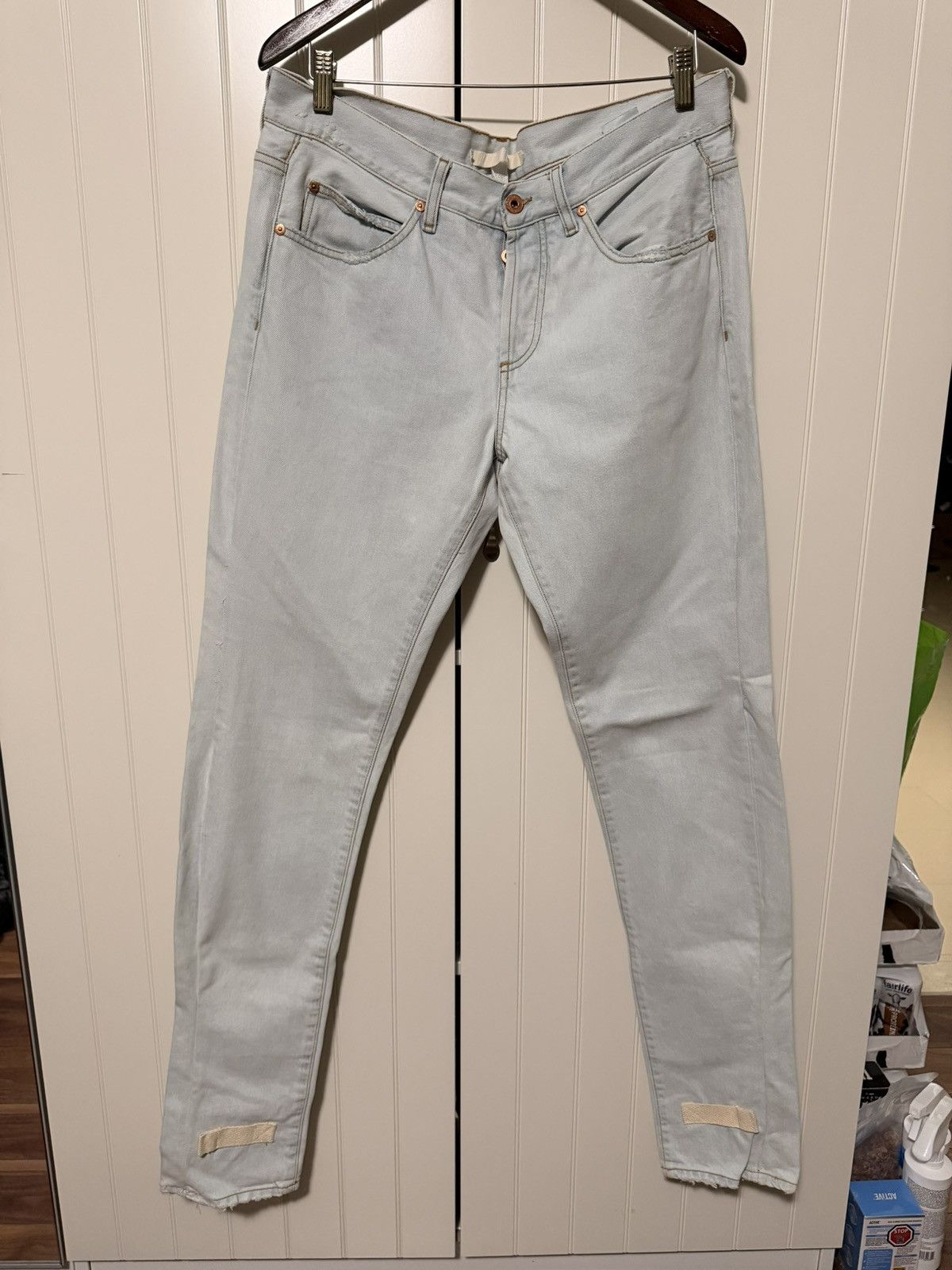 Off-White Last price drop - Off-White Blue Denim Size US 33 - 2 Thumbnail
