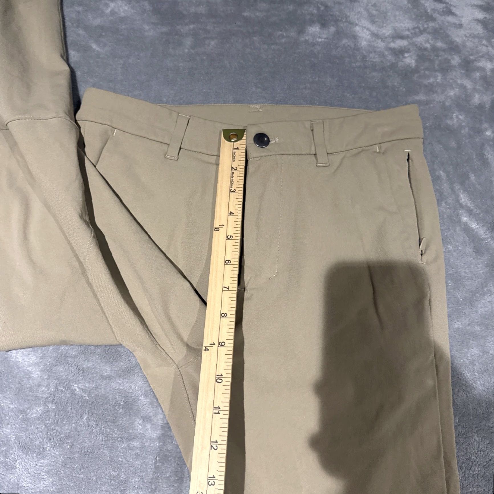 Lululemon Lululemon Commission Slim Tofino Sand Khaki Tan Pants Men’s 28x31 Warpstreme Beige Slimming Flat Front Belt Loops Tapered Leg Varieties Size US 28 / EU 44 - 6 Thumbnail
