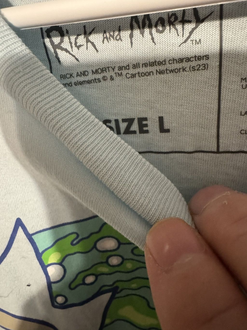 The Unbranded Brand Rick and Morty Logo T Shirt Men's Size L Blue Size US L / EU 52-54 / 3 - 4 Thumbnail