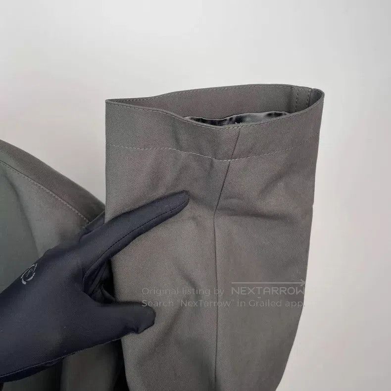 Hermes Hermes Men's Graphite Grey Long Trench Coat Size US M / EU 48-50 / 2 - 5 Thumbnail