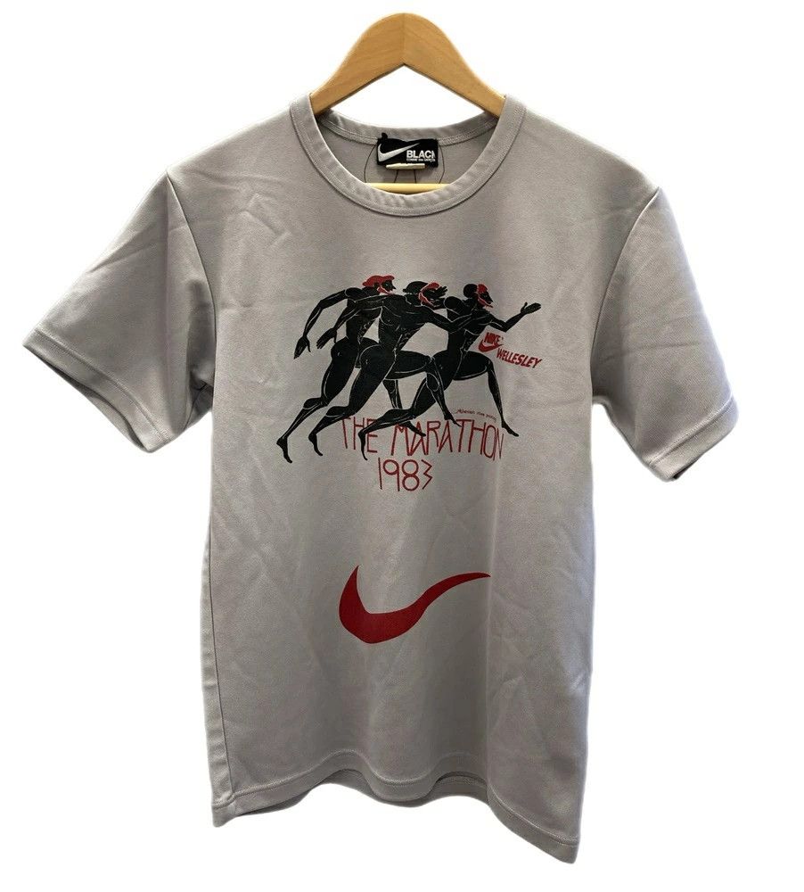 Comme des Garcons Black T-Shirts polyester short sleeve crewneck print Gray Size US S / EU 44-46 / 1 - 1 Thumbnail