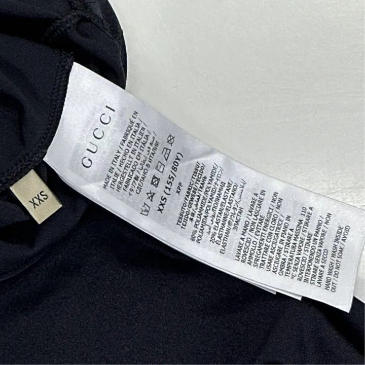 Gucci Gucci FW22 Logo Print Zip Crop Top-2507 Size XXS / US 00 / IT 34 - 3 Thumbnail