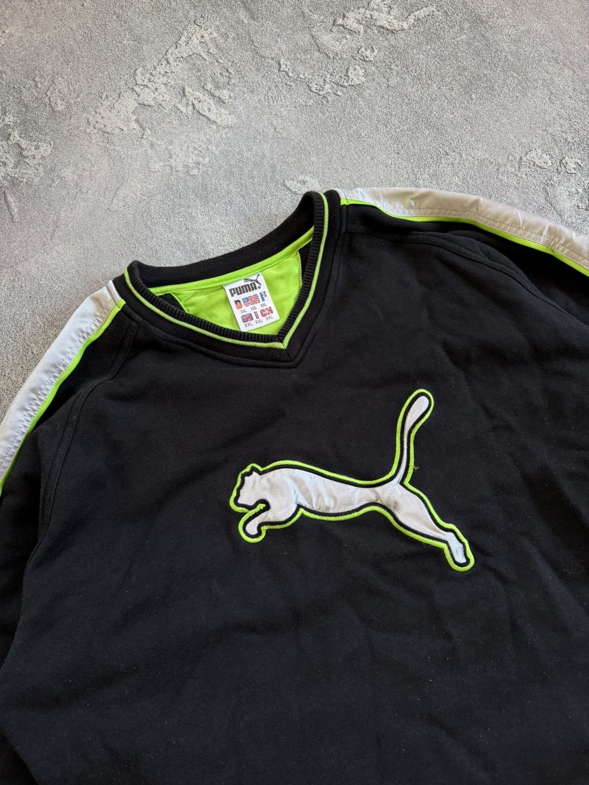Puma × Vintage Puma XXL big logo sweatshirt vintage retro longsleeve jumper Size US XXL / EU 58 / 5 - 13 Thumbnail