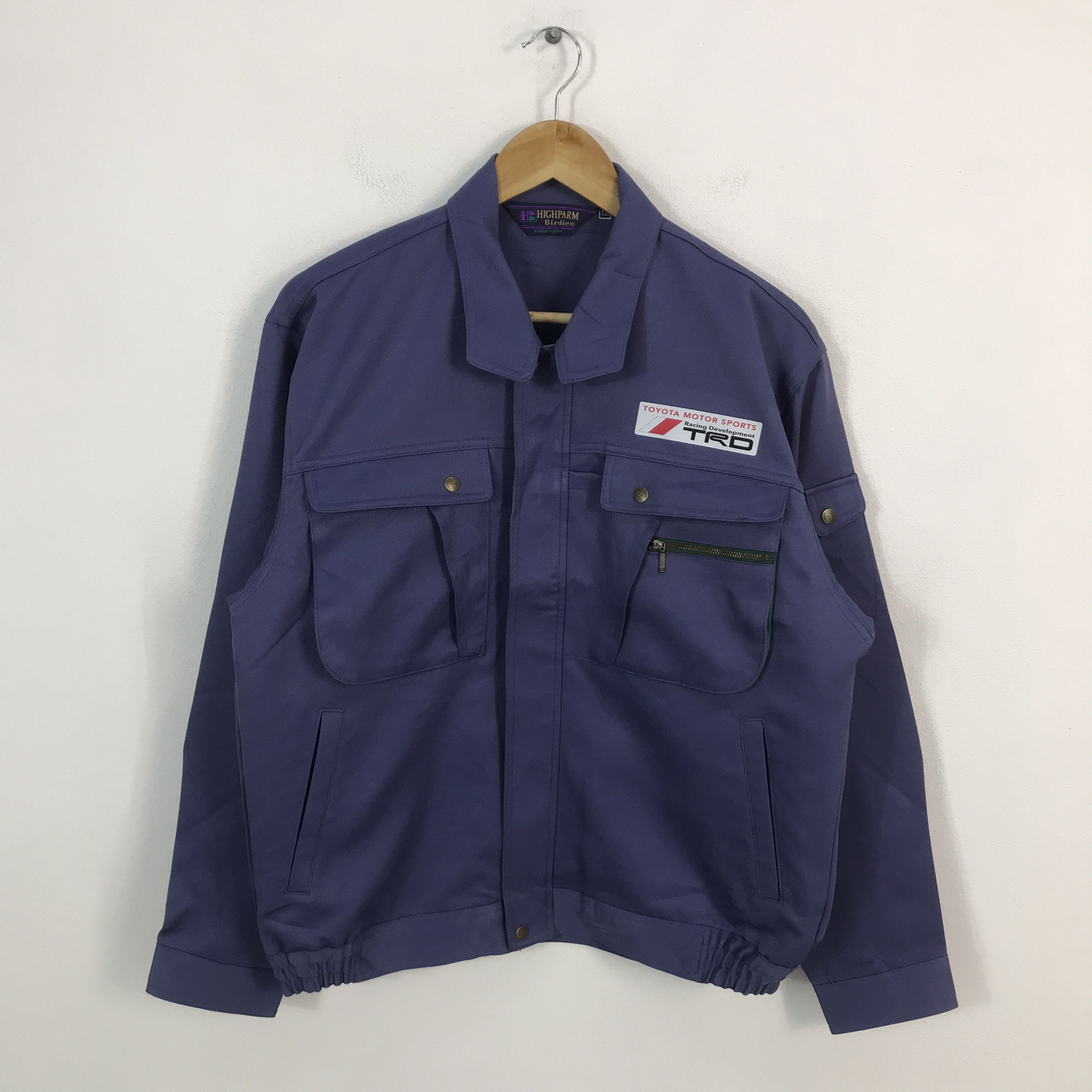 Japanese Brand Vtg toyota Japan racing development trd jacket Size US L / EU 52-54 / 3 - 2 Thumbnail