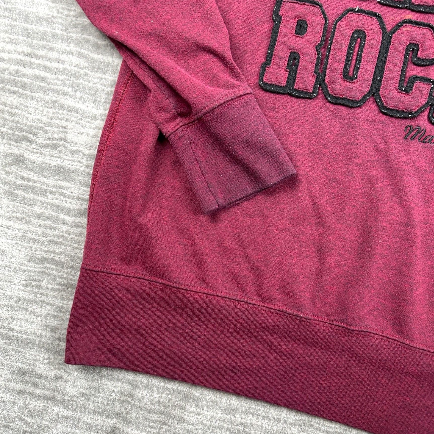 Hard Rock Cafe Hard Rock Cafe Sweater Womens XL Red Pullover Crewneck Casual Margarita Ladies 90s Rock Logo Cotton Polyester Fleece All Seasons Size XL / US 12-14 / IT 48-50 - 4 Thumbnail