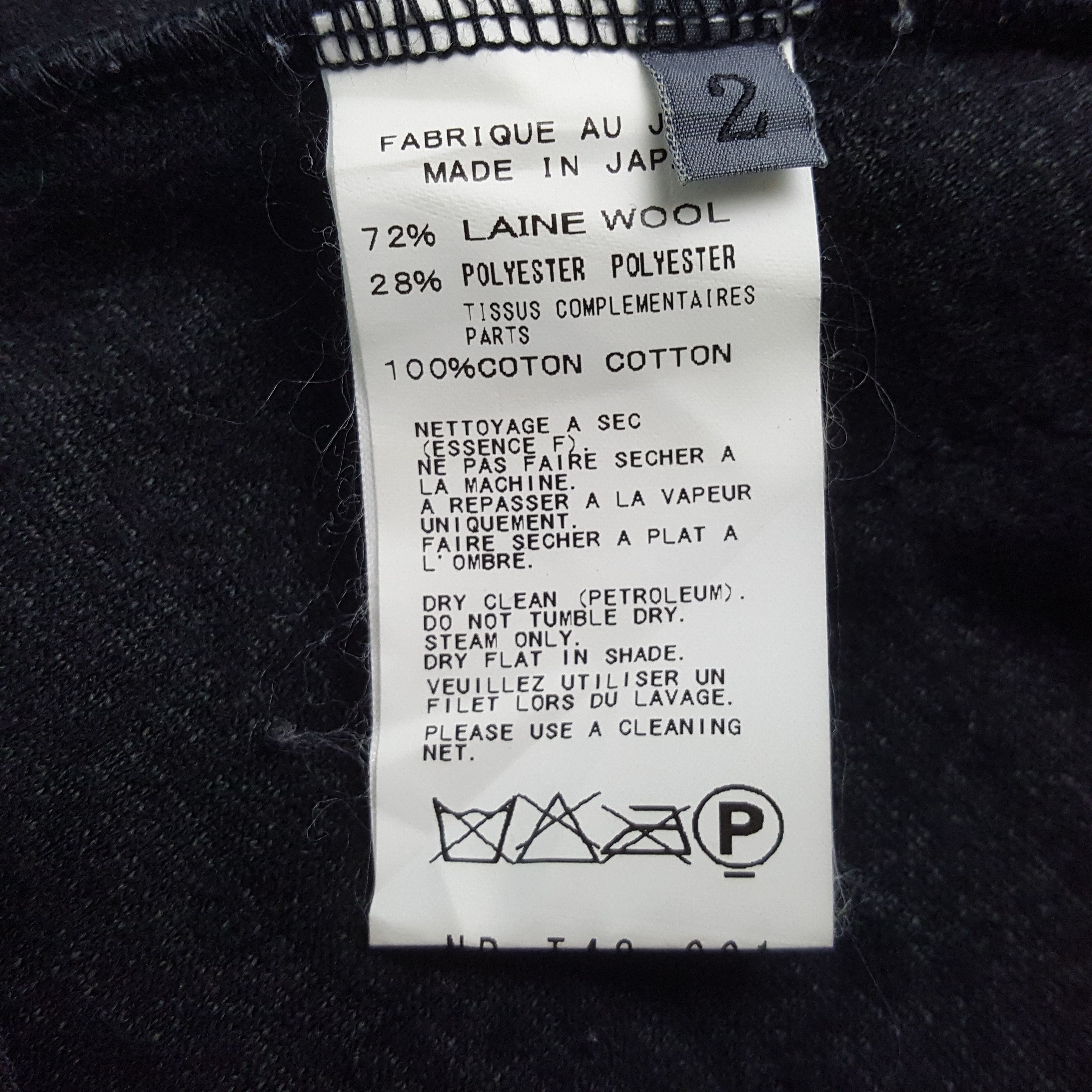 Yohji Yamamoto Vintage Yohji Yamamoto x Noir Japan Designer Jacket C296N21 Size US M / EU 48-50 / 2 - 7 Thumbnail