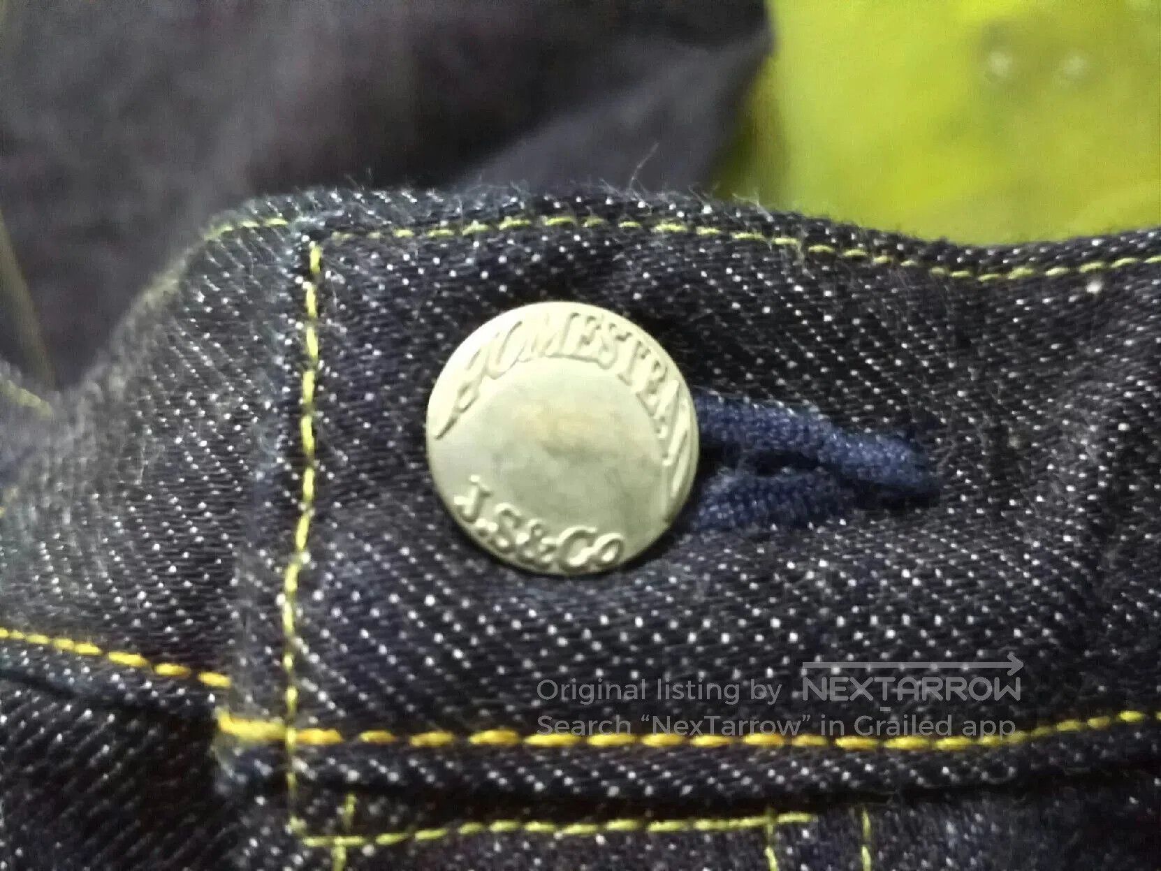 Journal Standard JOURNAL STANDARD Homestead Raw Denim Jeans. Size US 34 / EU 50 - 7 Thumbnail