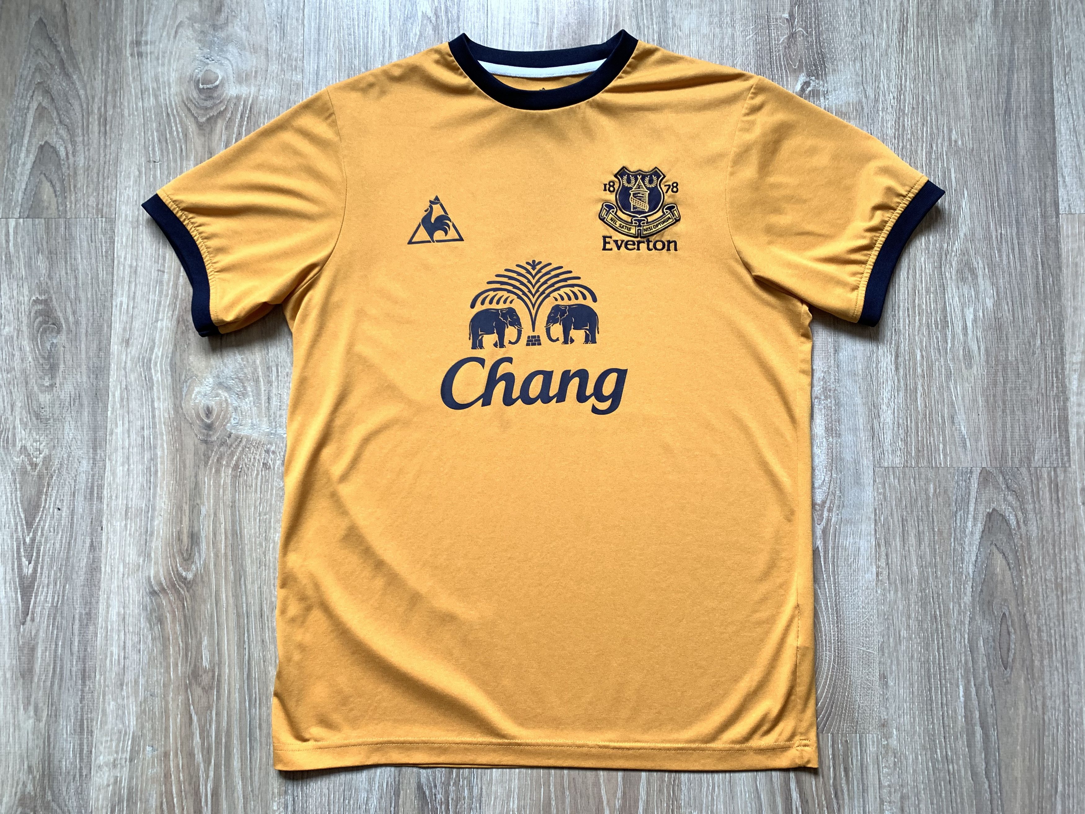 Le Coq Sportif × Vintage Vintage Le Coq Sportif Everton Away Shirt 2011-2012 Size US M / EU 48-50 / 2 - 1 Thumbnail