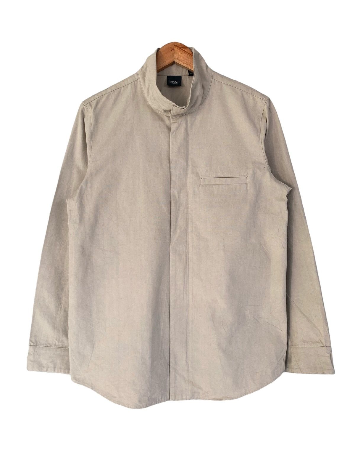 image of Mossimo Massimo Cotton Zipper Jacket (L) in Olive, Men's (Size Large)