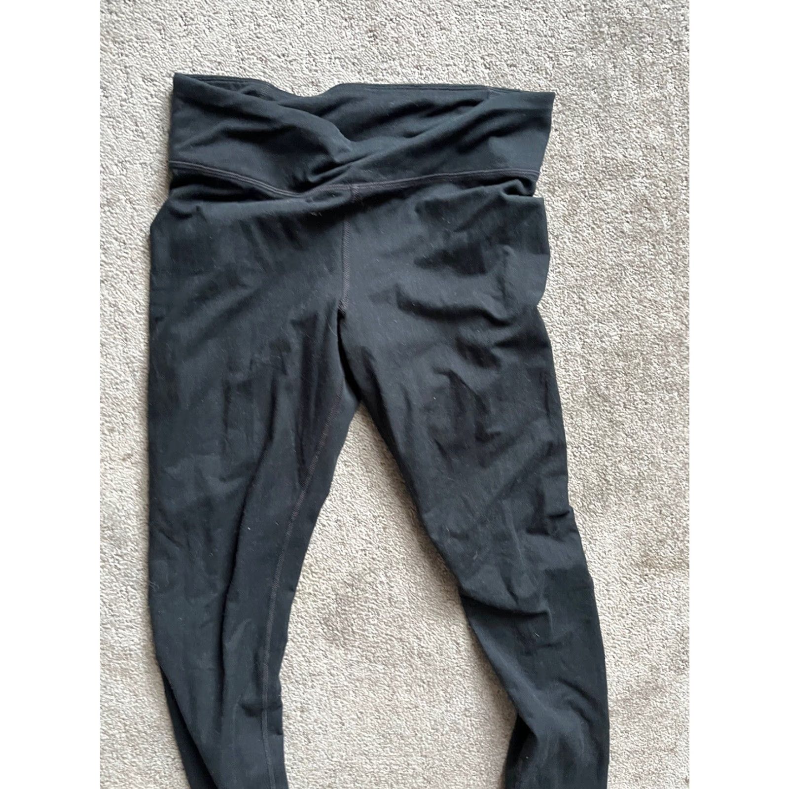 Under Armour Under Armour Leggings Womens 24 Black Solid Activewear Workout Pants Size 24" / US 00 / IT 34 - 2 Thumbnail