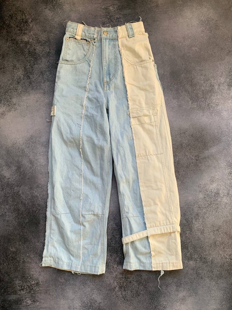 Eytys Benz Blue Patchwork Jeans W32 L34 Size US 32 / EU 48 - 17 Thumbnail