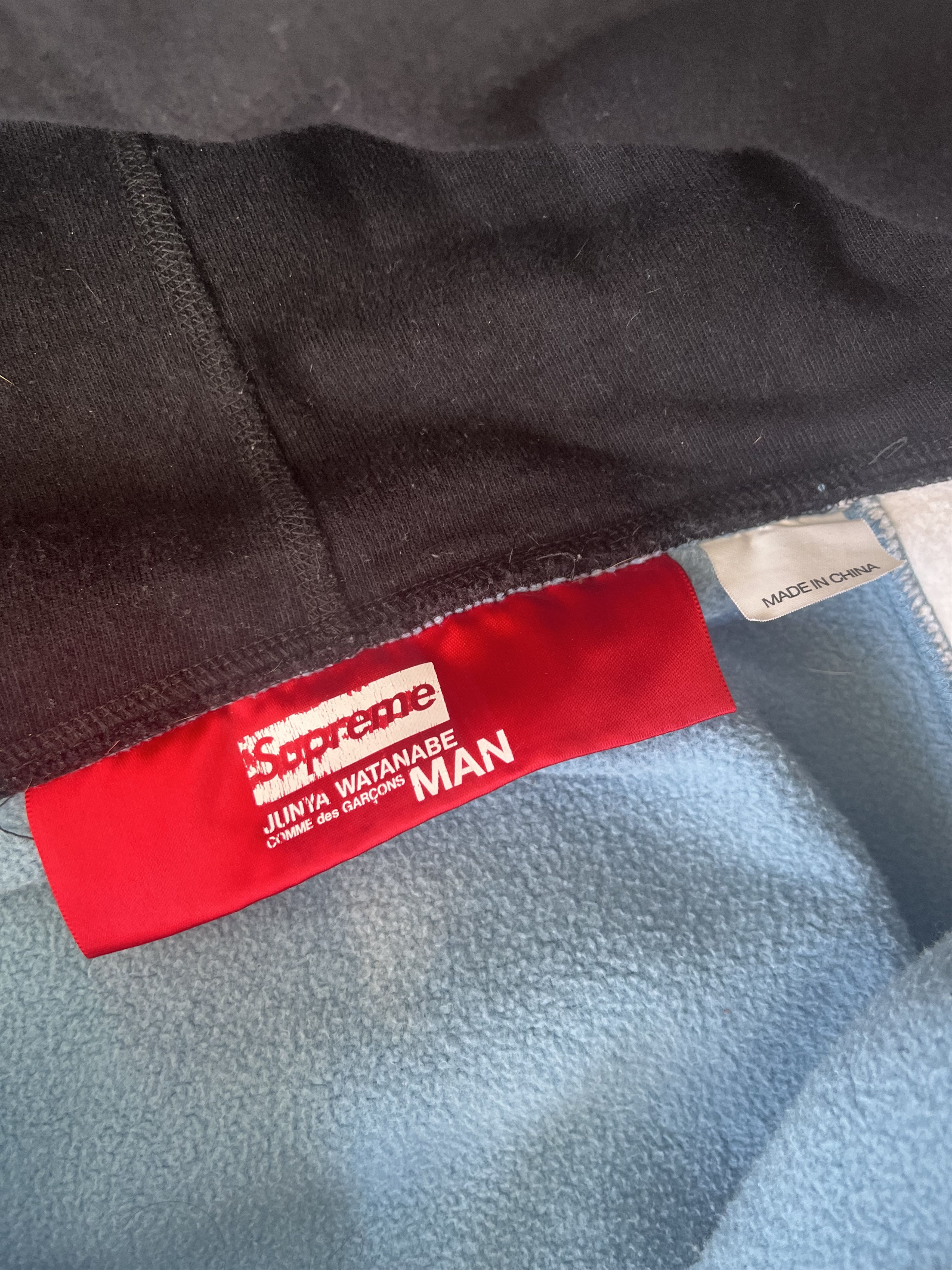 Junya Watanabe × Supreme Color block print zip up hoodie Size US XL / EU 56 / 4 - 8 Thumbnail