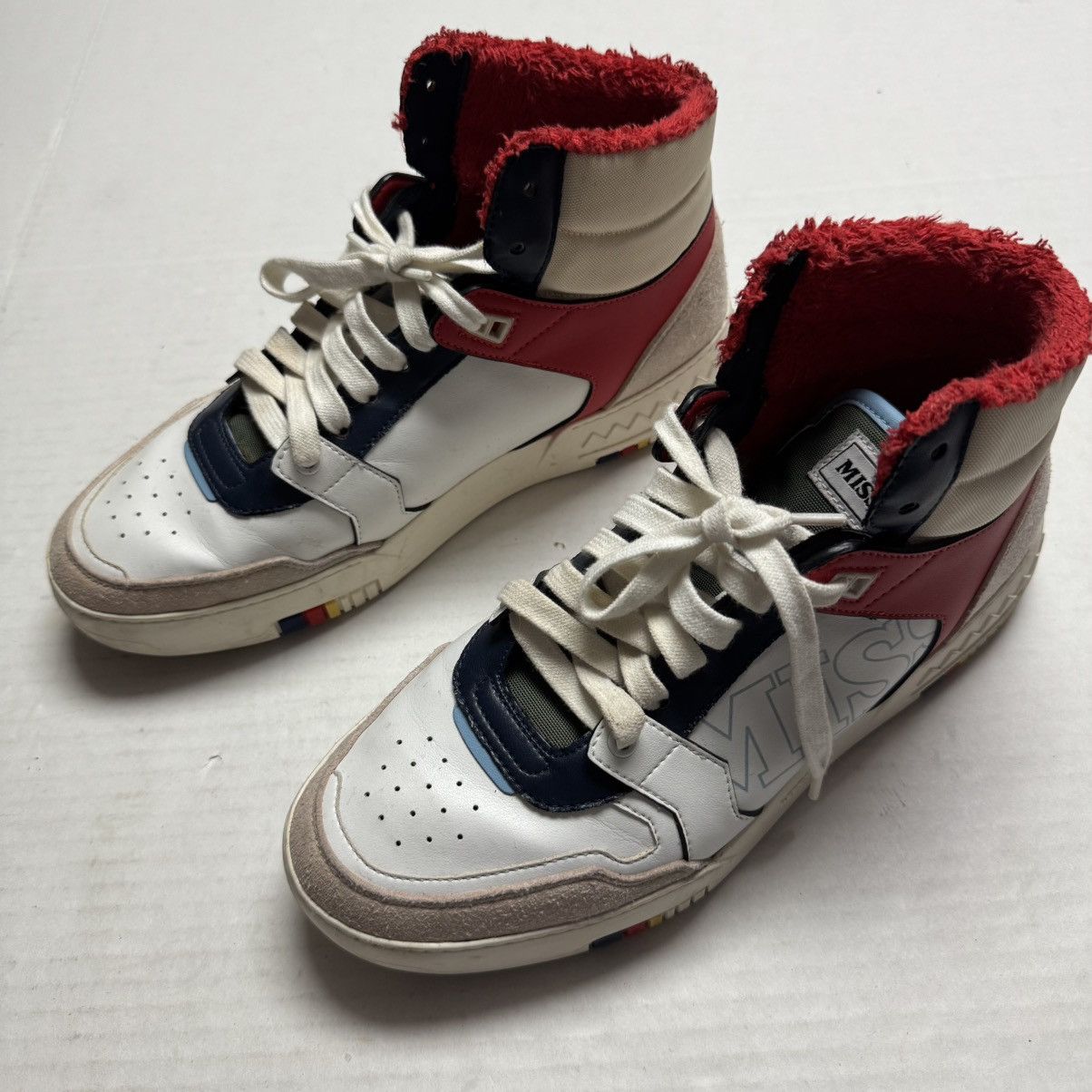 Missoni MISSONI x ACBC High Top Sneakers Terry Lining Made In Italy Size US 9.5 / EU 42-43 - 6 Thumbnail