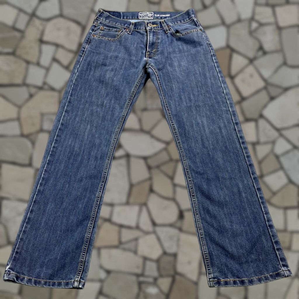 Levi's VINTAGE Levi's Jeans Mens 30x30 Blue Denim Slim Straight Y2K Adult Slim Jeans Mens 30 Blue 5-Pocket USA Classic Size US 30 / EU 46 - 1 Thumbnail
