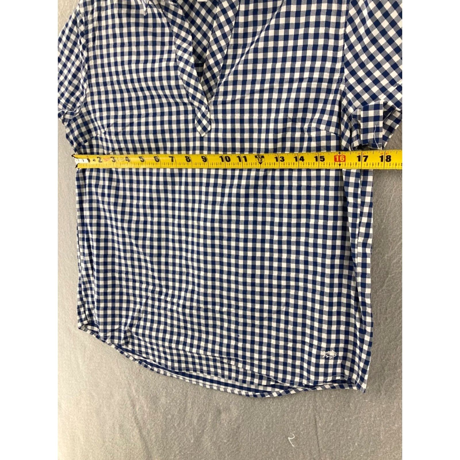 Southern Tide SOUTHERN TIDE Shirt Womens XS Plaid Short Sleeve Adult XS Multicolor Nylon Blend Blouse Beach Mens Womens Size XS / US 0-2 / IT 36-38 - 2 Thumbnail