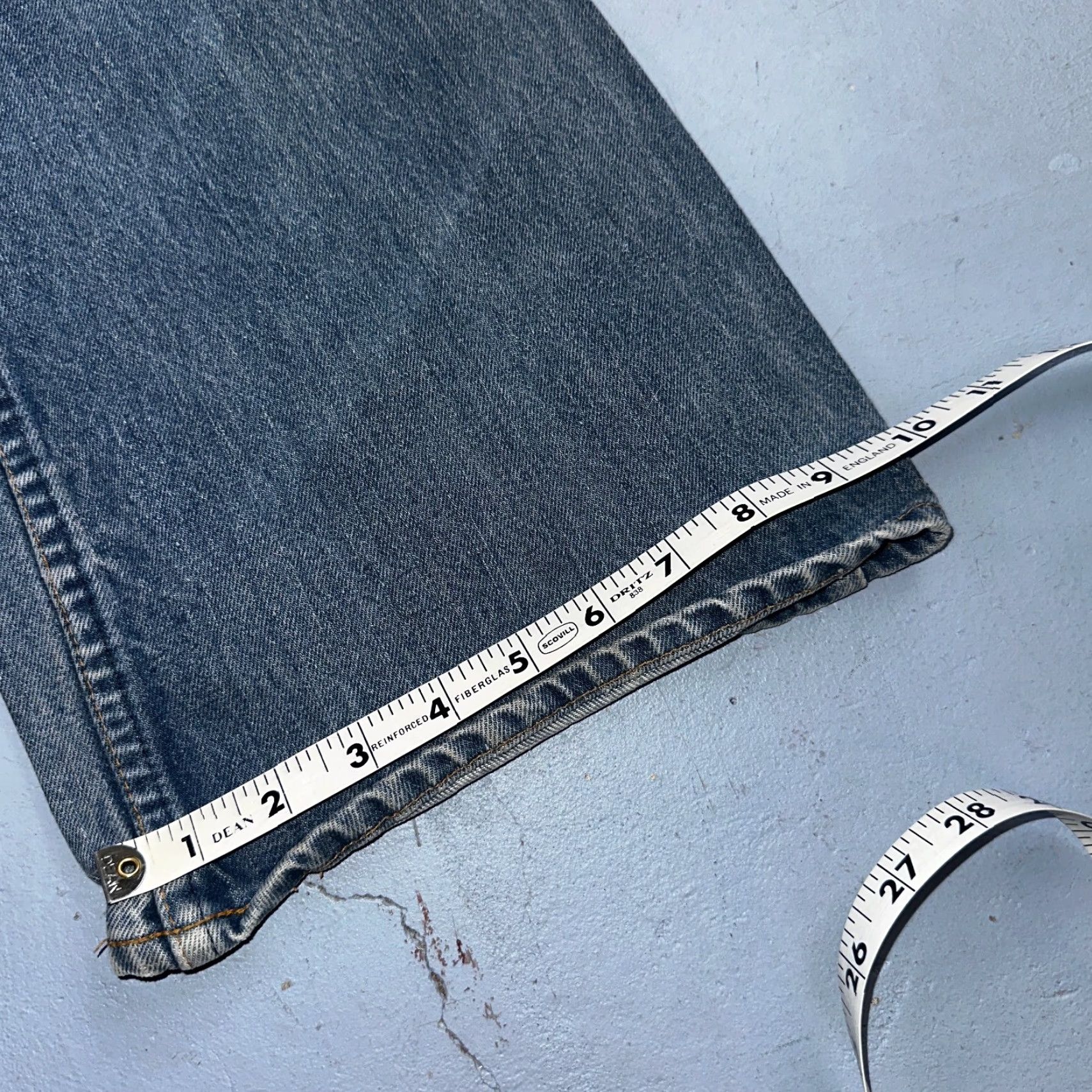 Levi's VINTAGE Levi's 646 Jeans Bootcut Men 40x30 Blue Denim USA 70s 500 Series Slim Classic Mid Rise Retro 40 Mens Size US 40 / EU 56 - 5 Thumbnail
