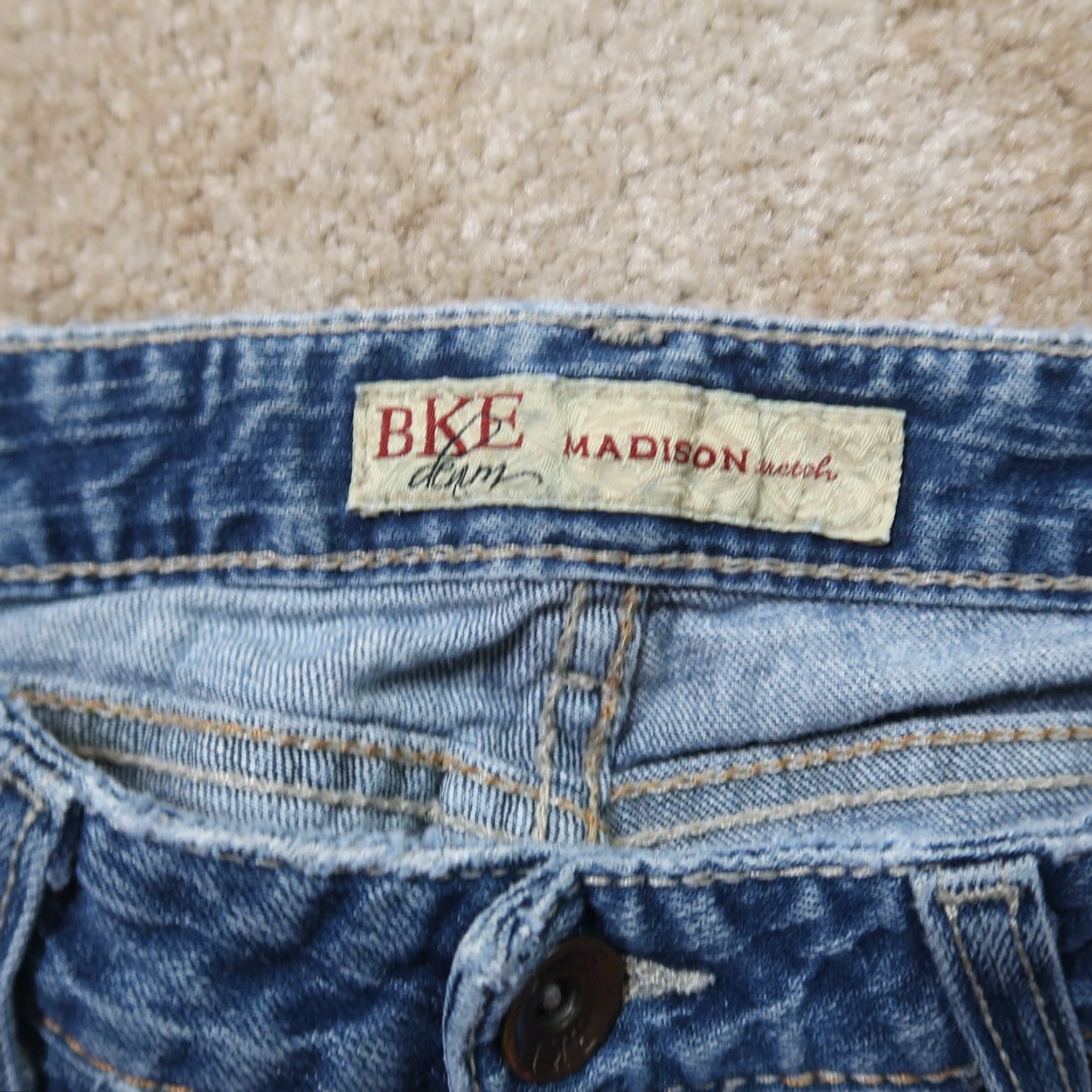 Vintage BKE Buckle Madison Bootcut Jeans Women's 27 Blue Denim Size 27" / US 4 / IT 40 - 5 Thumbnail