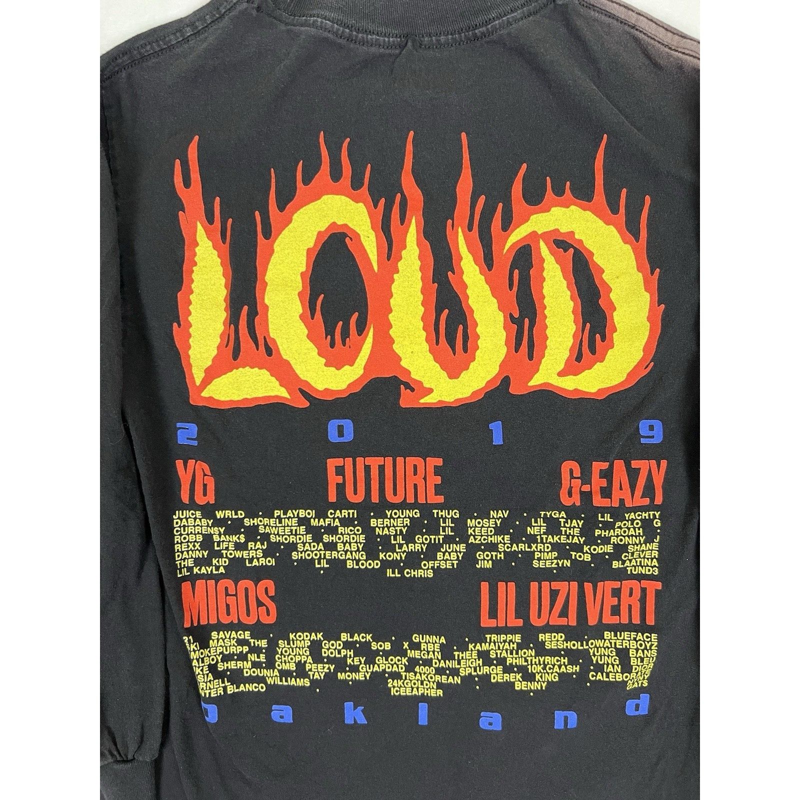 Rolling Loud Rolling Loud Bay Area 2019 Long Sleeve T-Shirt Size Small Size US S / EU 44-46 / 1 - 10 Thumbnail