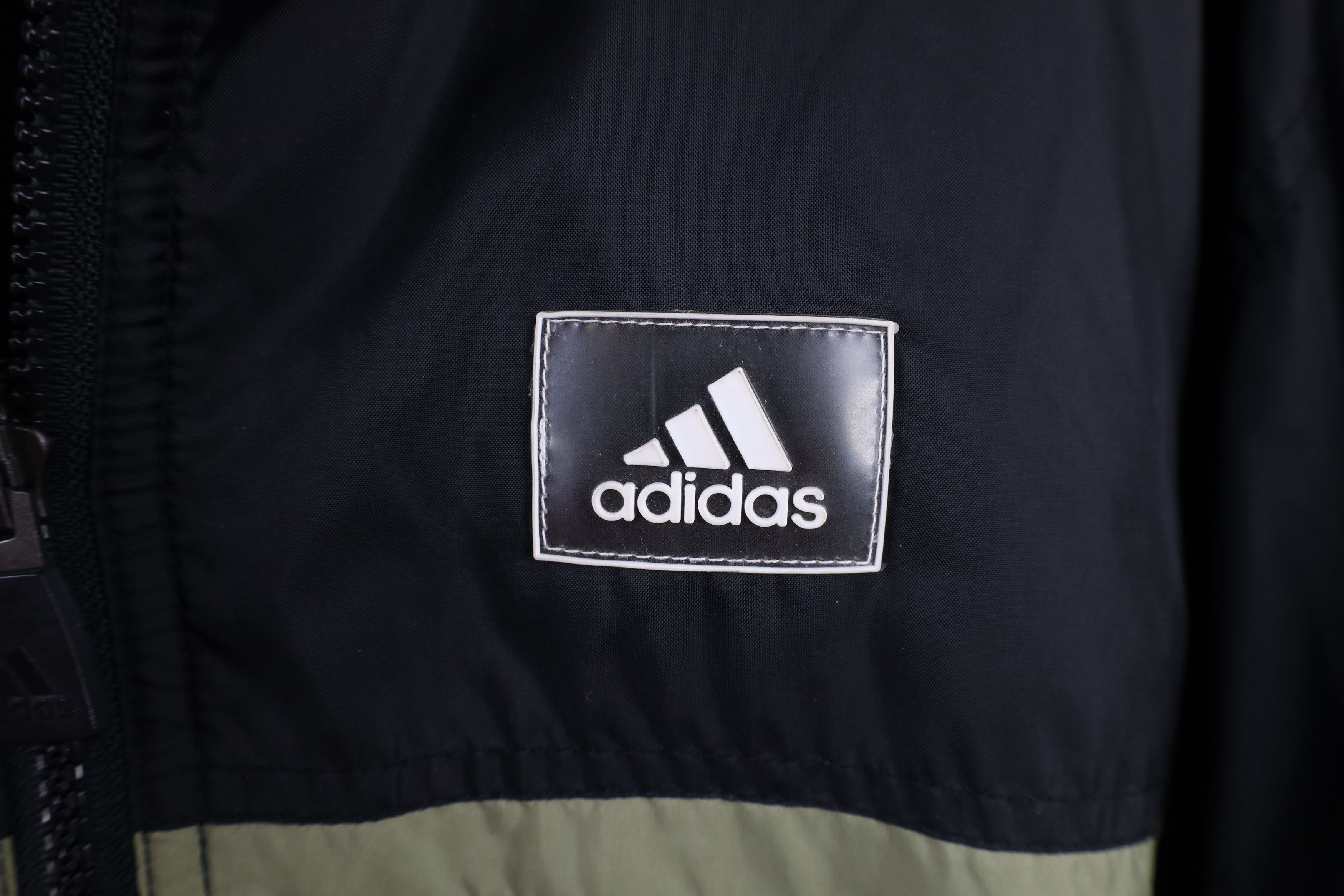 Adidas × Vintage Vintage 90s Adidas Spell Out Reversible Hooded Jacket Size US L / EU 52-54 / 3 - 13 Thumbnail