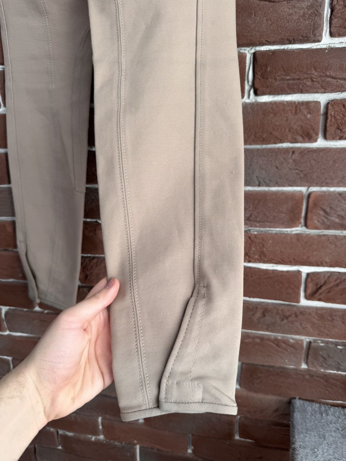 Gucci Gucci Equestrian Bondage Pants Women’s 38IT Sand designer Size 26" / US 2 / IT 38 - 14 Thumbnail