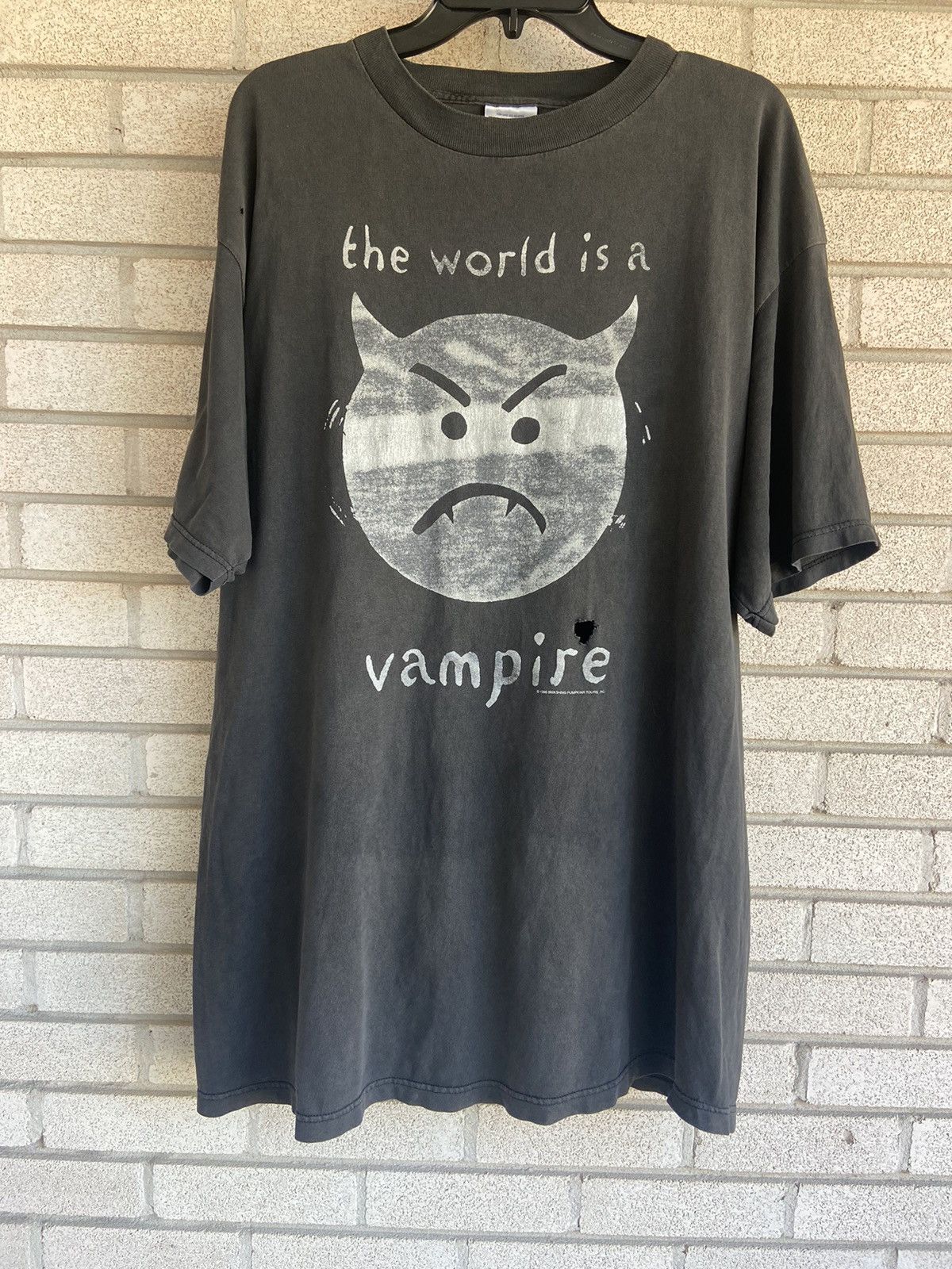 image of Band Tees x Vintage 1996 Smashing Pumpkins The World Is A Vampire Shir in Black, Men's (Size XL)