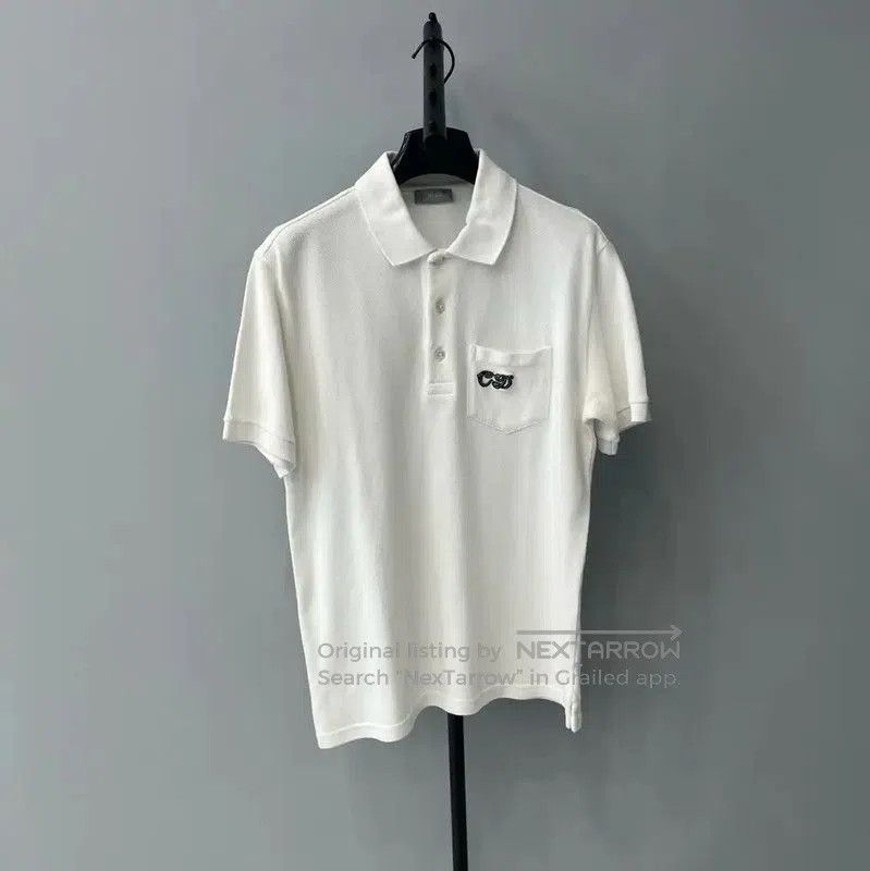 Dior Dior White Cotton Short Sleeve T. Size XXS / US 00 / IT 34 - 1 Thumbnail