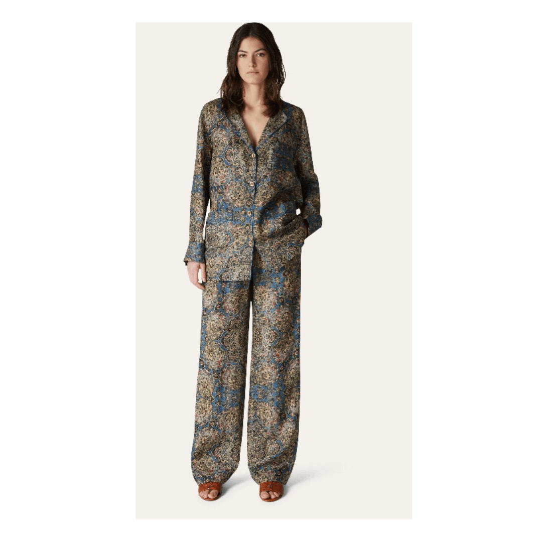 Loro Piana o1srvl11e1224 Jameela Shirt in Multicolor Size M / US 6-8 / IT 42-44 - 4 Thumbnail