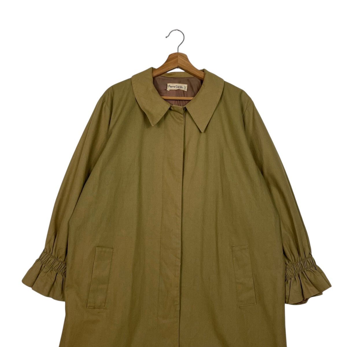 Pierre Cardin Vintage 70s Pierre Cardin Paris Trenchcoat Size L / US 10 / IT 46 - 3 Thumbnail