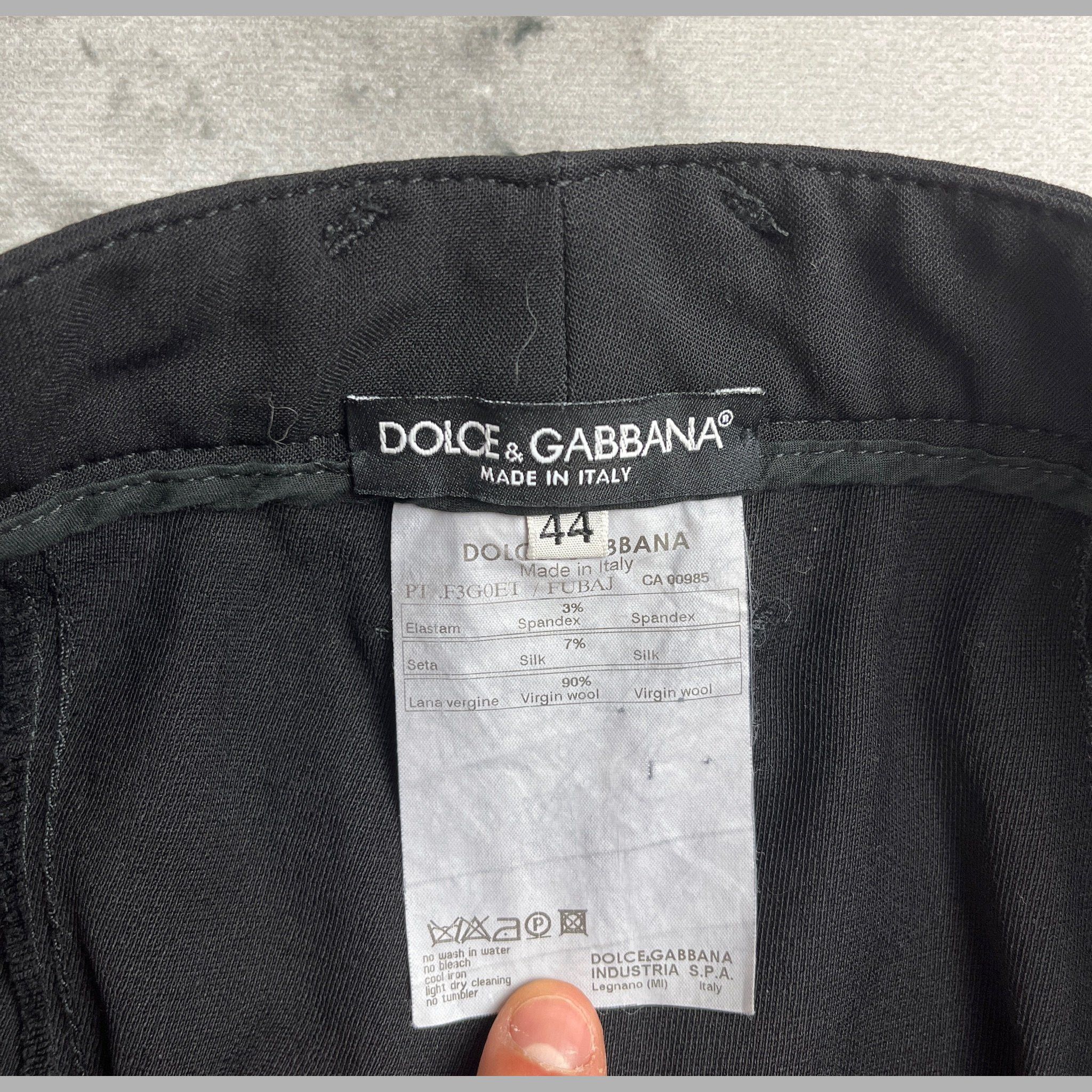 Dolce & Gabbana Pantaloni DOLCE & GABBANA Bottoni Oro – 44 IT Size US 30 / EU 46 - 4 Thumbnail
