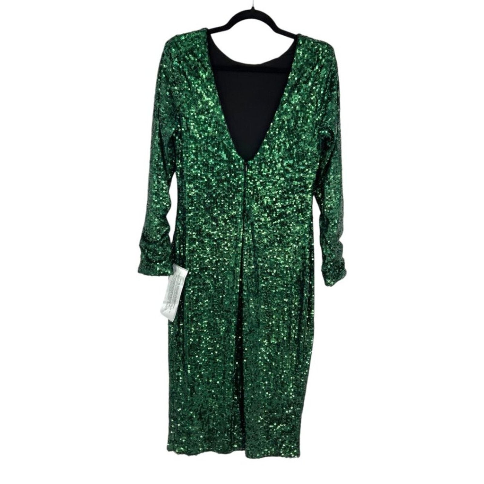 Dress The Population Emery Green Sequin Cocktail Dress XXL -  www.bongoclub.cl