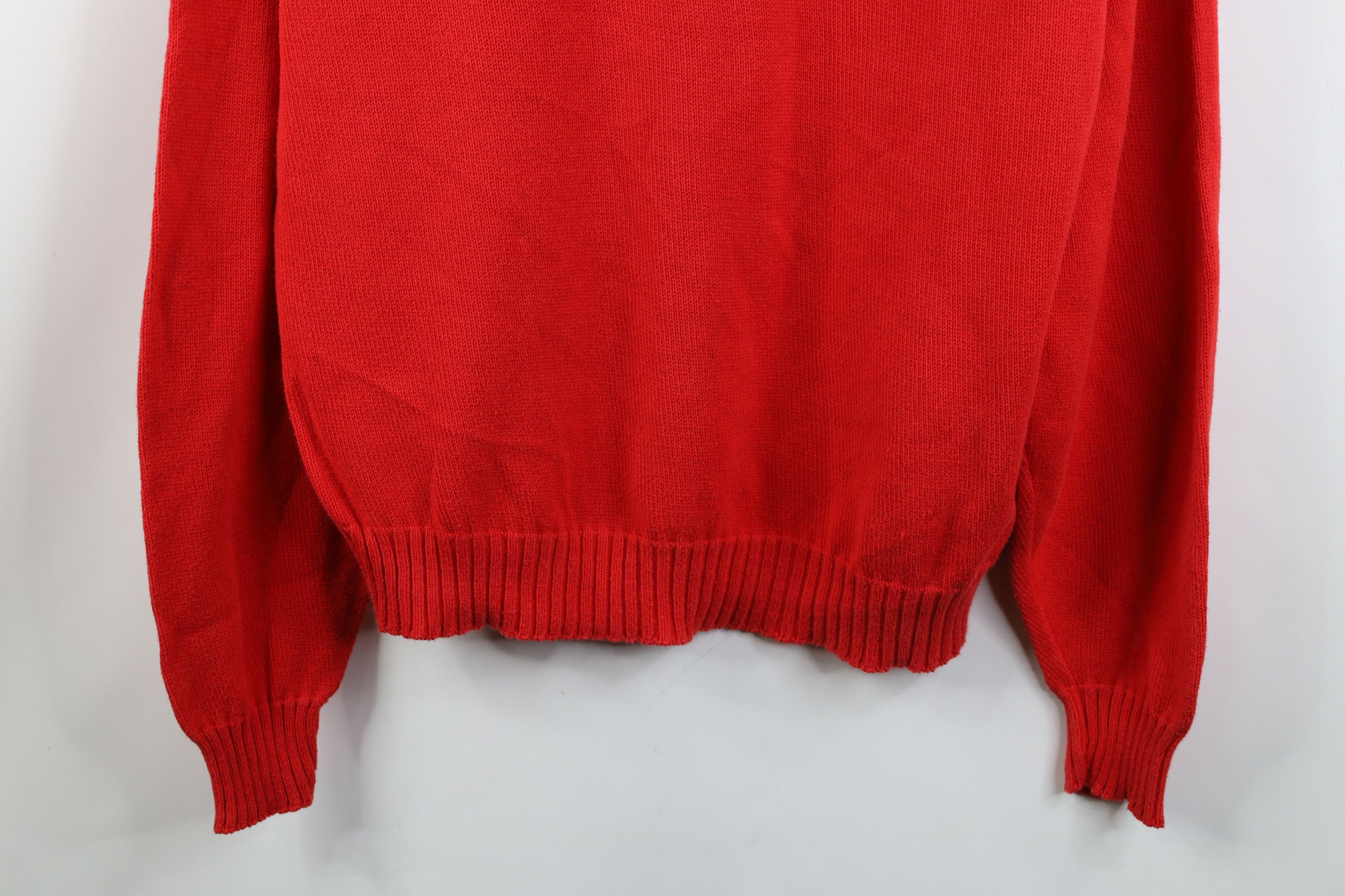 Vintage Vintage 90s University of Nebraska Knit Sweater Red USA Size US XL / EU 56 / 4 - 3 Thumbnail