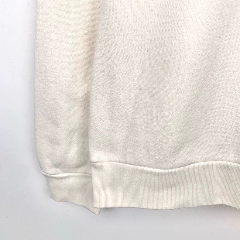 Gucci Gucci Logo letter printed round-neck white cotton sweatshir Size US S / EU 44-46 / 1 - 4 Thumbnail