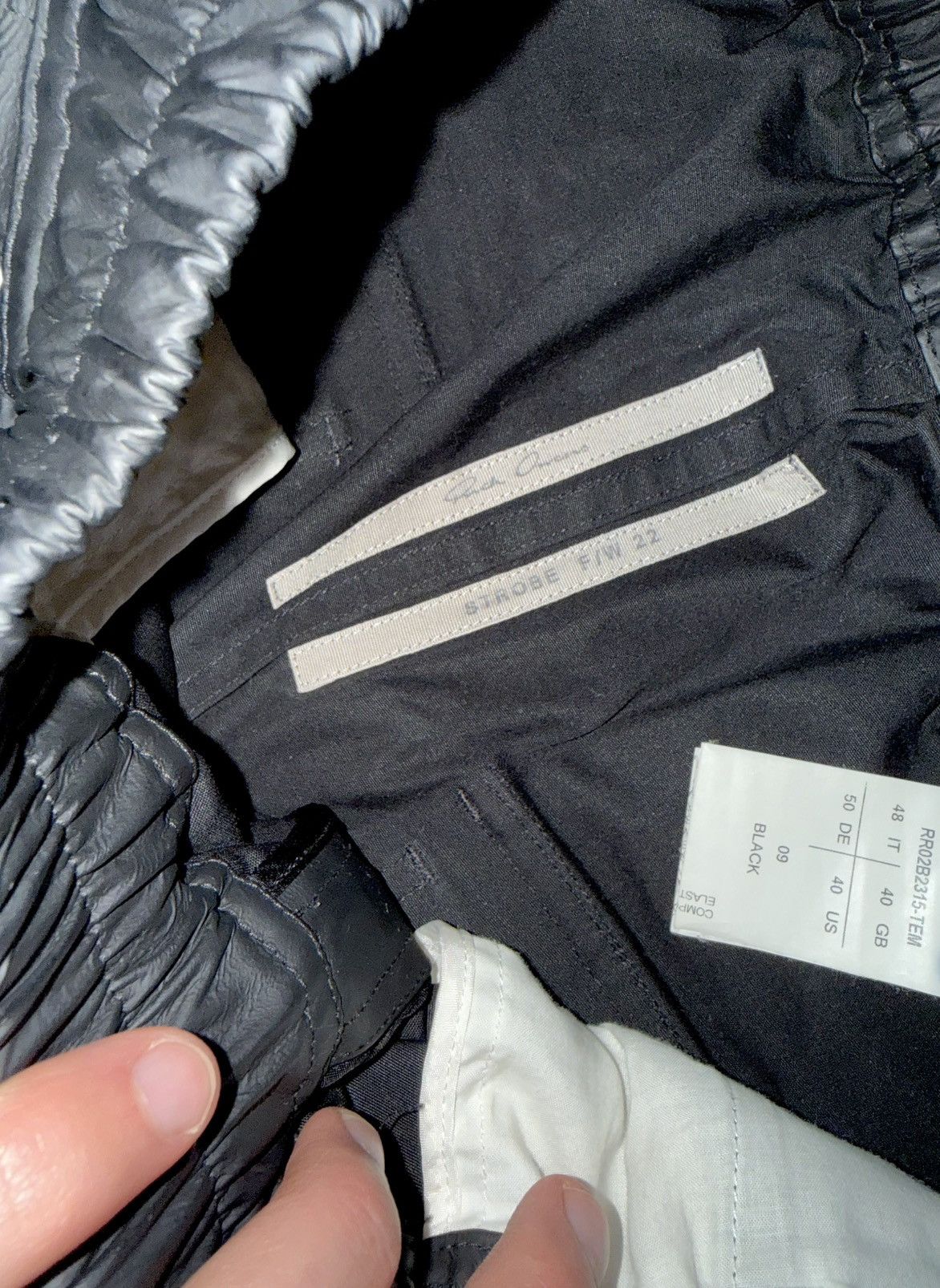 Rick Owens Rick owens leather cargo pant Size US 32 / EU 48 - 3 Thumbnail