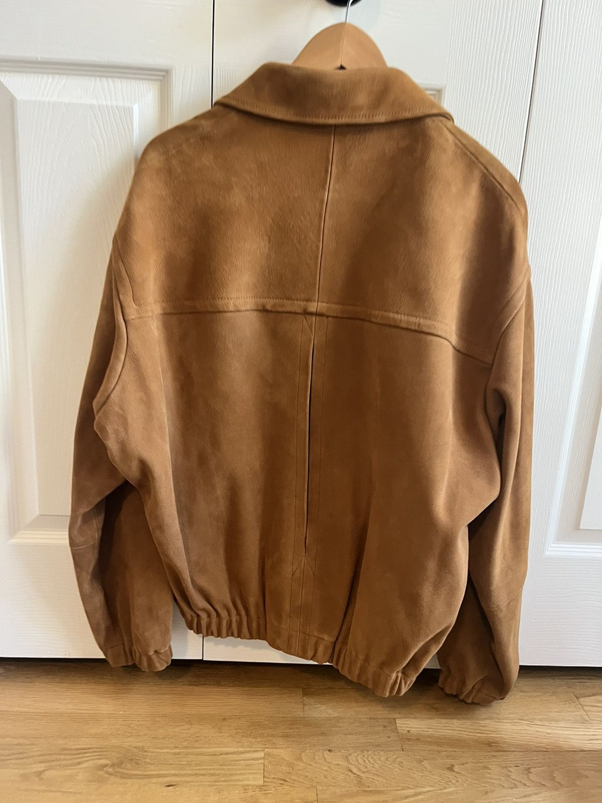 Auralee LAMB SUEDE ZIP BLOUSON - CAMEL Size US M / EU 48-50 / 2 - 6 Thumbnail