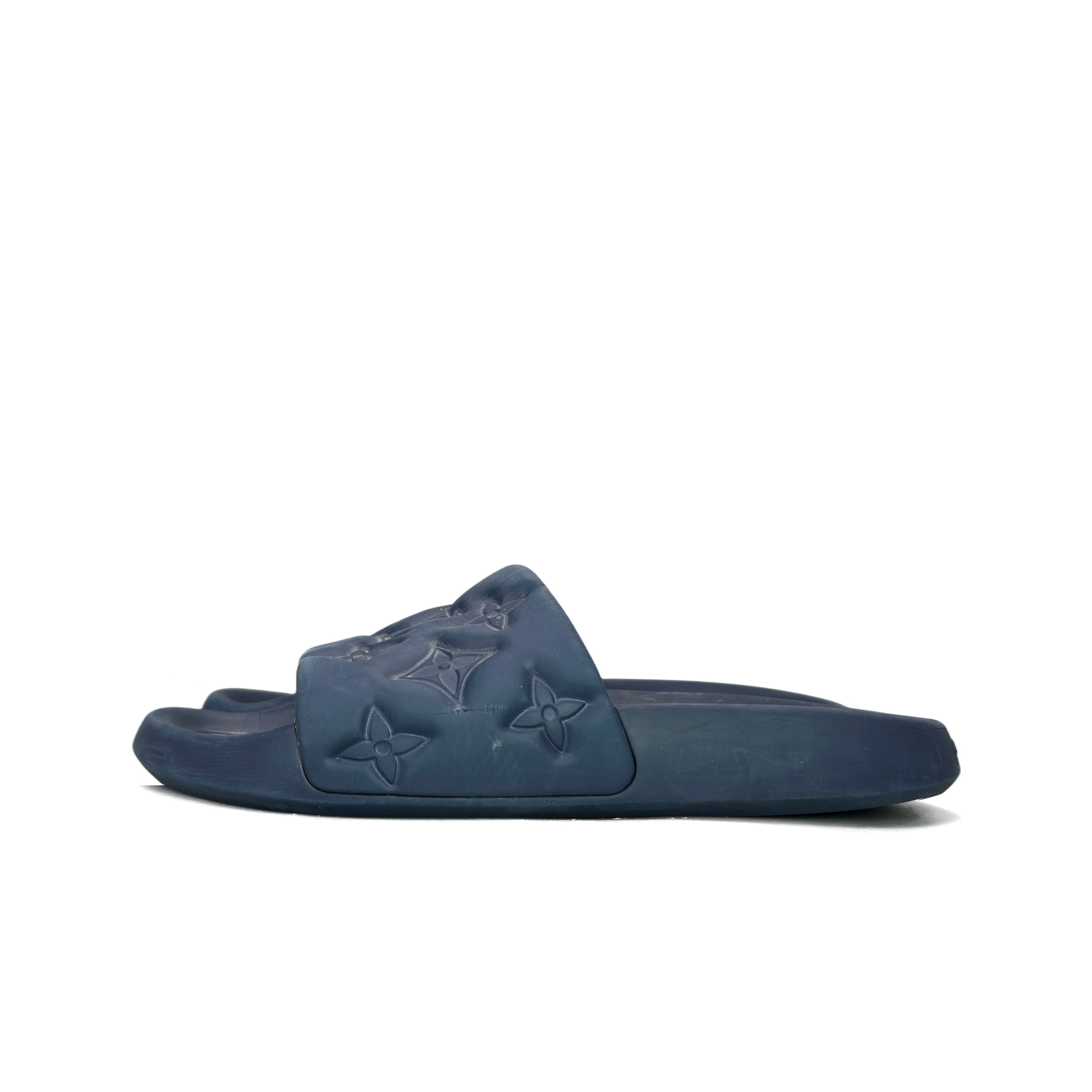Louis Vuitton Louis Vuitton Waterfront Mule Navy Blue Size 9 Size US 9 / EU 42 - 1 Thumbnail