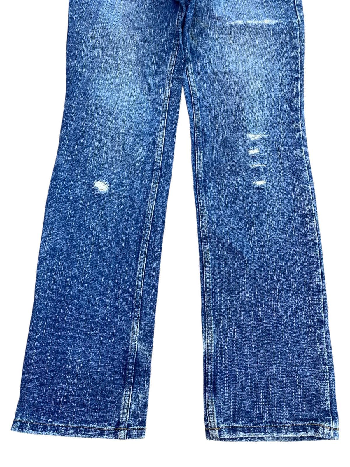 Other Big Shark Acid Dark Wash Style Ripped Loose Jeans Size US 32 / EU 48 - 9 Thumbnail