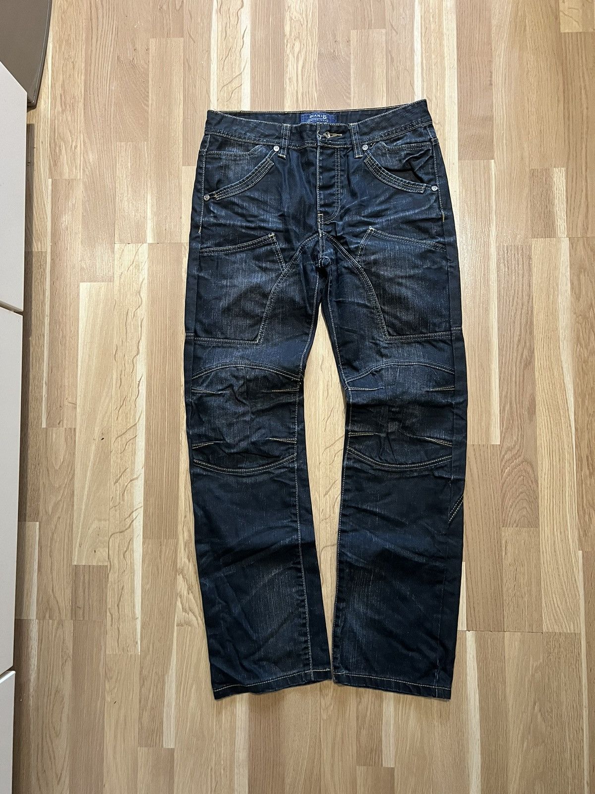 If Six Was Nine × Vintage Vintage washed jeans junya watanabe style double knee Size US 32 / EU 48 - 1 Thumbnail