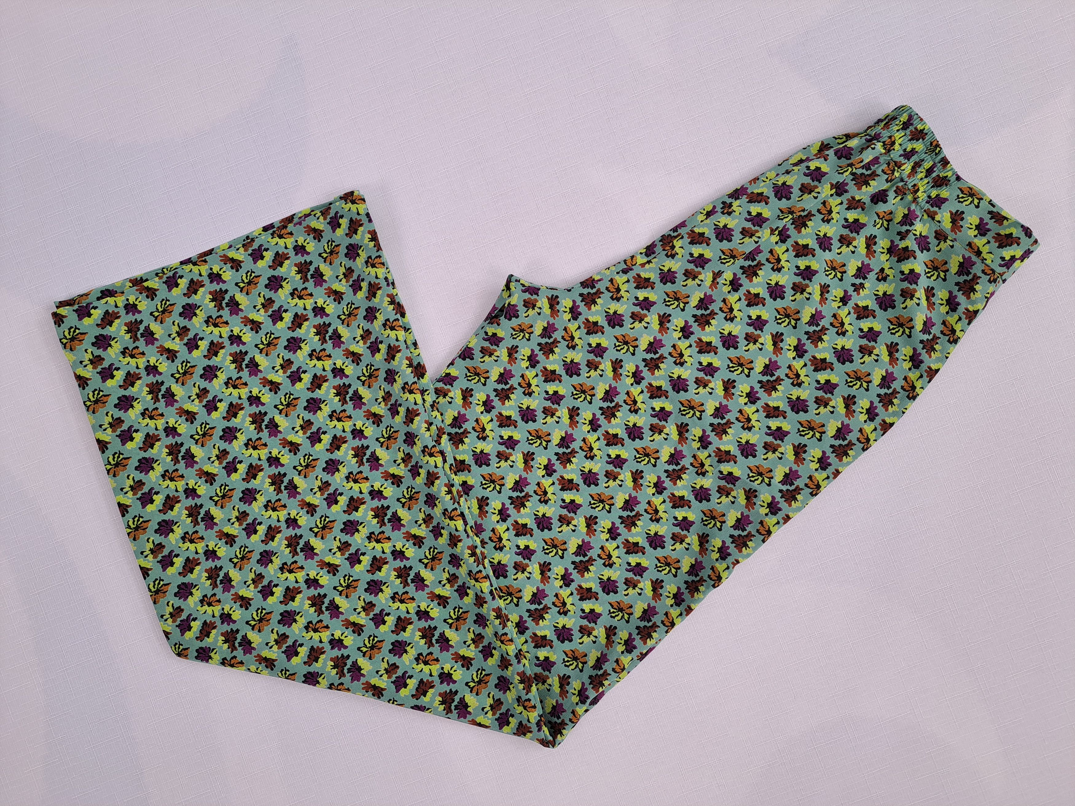 Etro ETRO floral print silk trousers. Size 40IT. Size 27" / US 4 / IT 40 - 7 Thumbnail